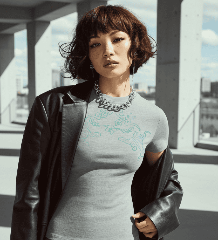 Shirt TIGER, grey – Bild 2