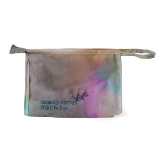 Kulturtasche, grau/petrol - meindaruma