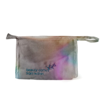 Kulturtasche, grau/petrol - meindaruma