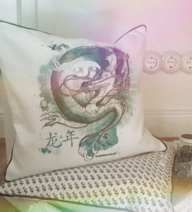 Kissen DRAGON 40x40cm – meindaruma