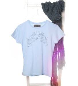 Shirt mit Tiger-Aufdruck, Farbe: lightblue