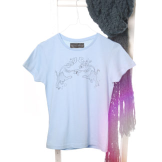 Shirt mit Tiger-Aufdruck, Farbe: lightblue