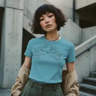 Shirt TIGER, lightblue